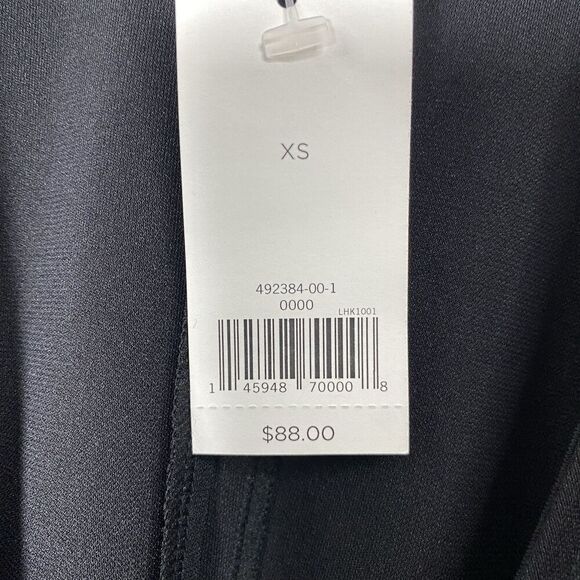 Forth & Towne Prize XS Short Sleeve little Black Dress v-neck extra small - Picture 4 of 11